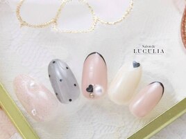 バレンタインネイルデザイン