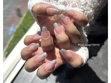 シルバー★グリッターネイル