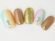 ネイルサロン ドレリッチ 大宮店(drerich)/縦グラデボヘミアン