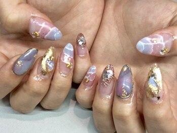 プリズム(PRISM)/スカルプチュア夏ネイル