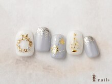 アイネイルズ 横浜EAST店(I-nails)/大人クリスマスリースパーツ