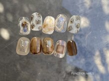 ファンクションネイルズ 表参道 原宿(FUNCTION NAILS)/ニュアンス/金属光沢
