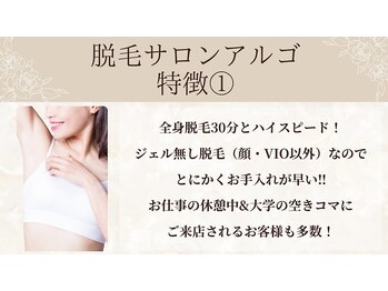 アルゴ 豊中岡町駅前店(ALGO)/ハイスピードジェルなし脱毛