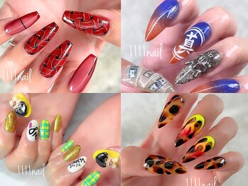 イチイチイチイチネイル(1111nail)の写真/【やりたい！を最大限叶える】持ち込みアート6本コース￥9050~オリジナルパーツ作成可能◎ご相談ください♪
