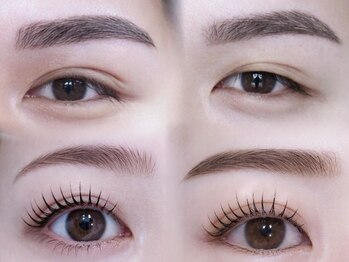 Mimilyの写真/【まつげ×眉毛】で一気に垢抜け目元に！まつげパーマと眉カラーで魅力的な目元にトータルプロデュース◎
