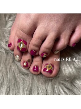 ネイルズリアル 倉敷(nail's RE.A.L)/フットネイル