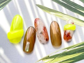 ニュアンスおしゃれネオンネイル