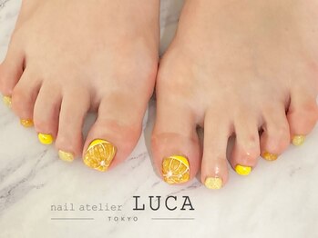 ネイルアトリエルカ(nail atelier LUCA)/C-37 ぷっくりレモンネイル
