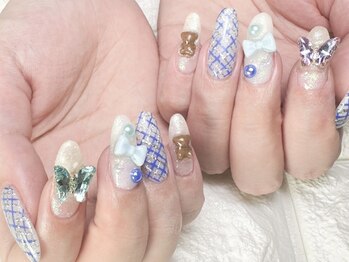 リコリコネイル(Riko Riko Nail)の写真/ハートやリボンパーツなど豊富にご用意◎マグネット・フラッシュ40種以上！こだわりのデザインを叶えます♪