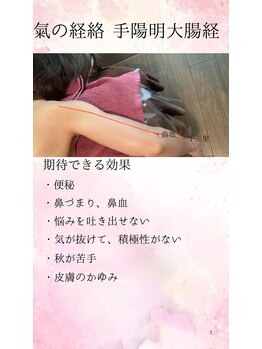 ジュエイル(JUEIRU)/大腸の経絡◎期待できる効果