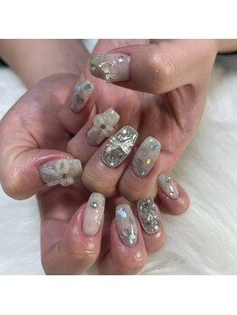 スターリー ラッシュ(Starry Lash)/リボン×ストーン