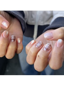 チェックネイル♪