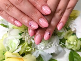 カラーグラデ＋ラメちらし