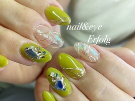 ピスタチオカラーネイル！