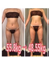 ボディエステティック アクアオーラ 富山店/-７．２５ｋｇ！