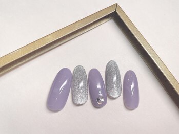 ベアトリーチェ 新宿西口(Beatrice)/シンプルマグネットネイル¥7800