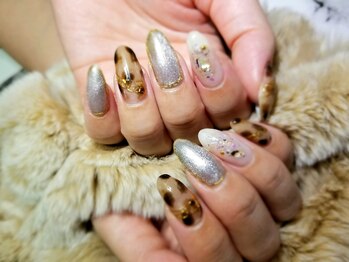 シュガーネイル(sugar nail)/レオパード&マグネット