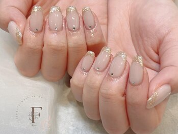 フルゥ エビス(fl EBISU.)/フレンチ/シンプルネイル