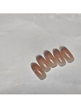 Mネイルアンドカフェ シェレステ/シンプルキラキラ