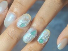 トリネブランシ ネイルアトリエ(Trinebranci._Nail Atelier)/ちゅるん◇梅雨ネイル