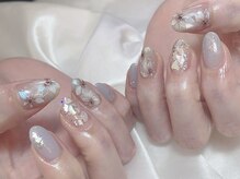 シキナ(shikina)/手描き　フラワー　シェル