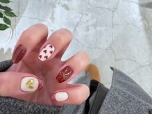 シーハウスポピー 新小岩(C house poppy)/ハートネイル　リボンネイル