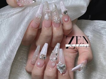 ゼン ネイル デザイン 池袋(ZEN NAIL DESIGN)/* 長 さだしやり放題×つけ放題