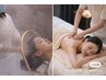 【おすすめ】全身アロマ80分+漢方蒸し×同時ヘッドスパ40分｜温活ケア￥10980