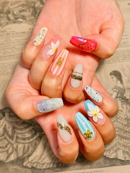 ライノネイル 天王町の写真/気分が上がる健康で美しい可愛いNailを。再現率の高さで持ち込みデザインも納得のいく仕上がりに♪