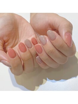 ネイルズ ララ(nails Lala)/くすみカラー