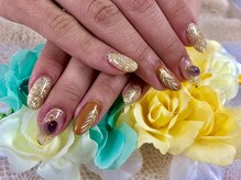 ダブルネイル(Double Nail)/【勇上】キラキラハデネイル☆