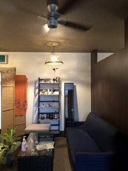 もみらく家/シーリングファンで空気の循環