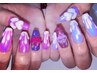 【acrylic nails】and 3d designs♪ 20980yen shinjuku nailsalon