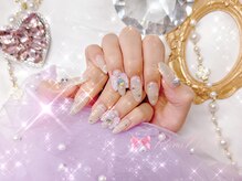 ワンホンネイル 新宿(Rumi Nail)/キラキラ定額コース/ワンホン