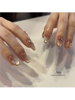 エイム 目黒店(Aim)の写真/長く通い続けるサロンを探している大人女子必見！ハイセンスな持ち込みデザインもお任せあれ♪¥9900～