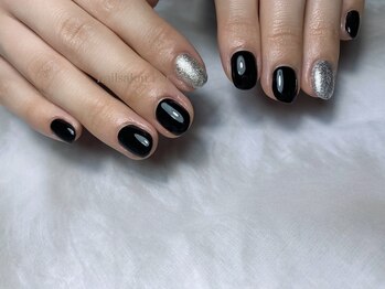 ペル(Per)/黒×シルバー