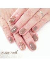 モコネイル(moco nail)/☆ワンカラー2本アート☆