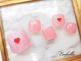 (749)ハートマットFootネイル