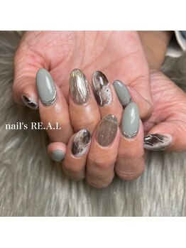 ネイルズリアル 倉敷(nail's RE.A.L)/ニュアンスネイル