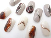 ネイルサロン クイール 小山店(NAIL SALON QUILL)/ニュアンスべっ甲