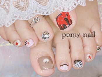 ポミーネイル 新宿西口店(pomy nail)/フットやり放題 120分アート