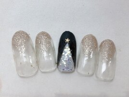 クリスマスネイル