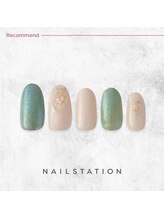 ネイルステーション ルミネ新宿1店(NAIL STATION)/キラキラネイル／パラジェル