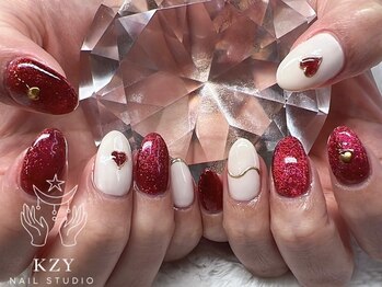 スカルプデザイン6本アート