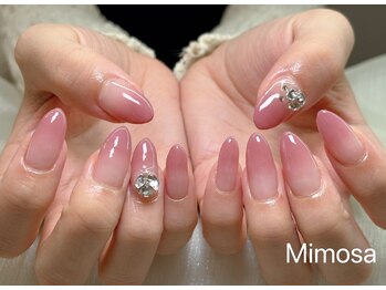 ミモザ 吉祥寺(Mimosa)/夏カラーグラデピンク肌馴染み