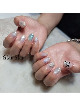 グラムスラム 福島店(GLAMSLAM)/マーメイドネイル♪