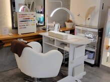 nail coloreの雰囲気(美容室belloの一角で施術させていただいてます。)