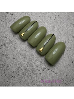 ユウネイル(YOU由NAIL)/大人のピスタチオ×モードライン