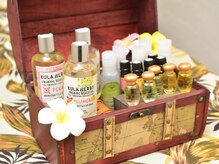 ハワイアンフォレストSpa 海老名マルイ店の雰囲気(アロマは選べる20種類★天然のハワイアンアロマやオリジナル精油)