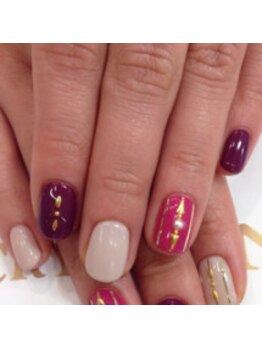 クリスタルネイル ボンベルタ橘店(CRYSTAL NAIL)/ワンカラーネイル
